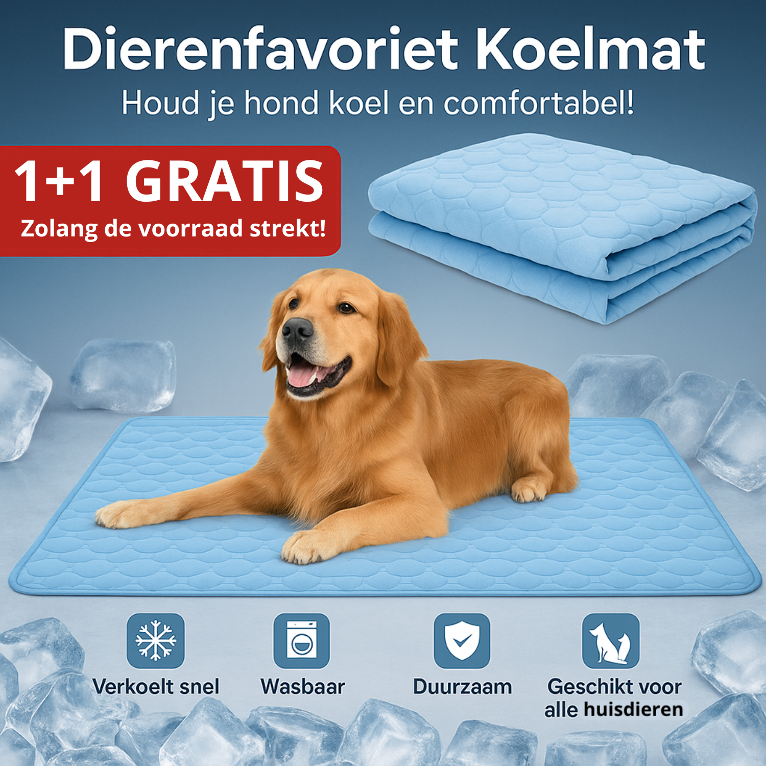 KoelMat™ Ondersteunt soepele gewrichten & circulatie