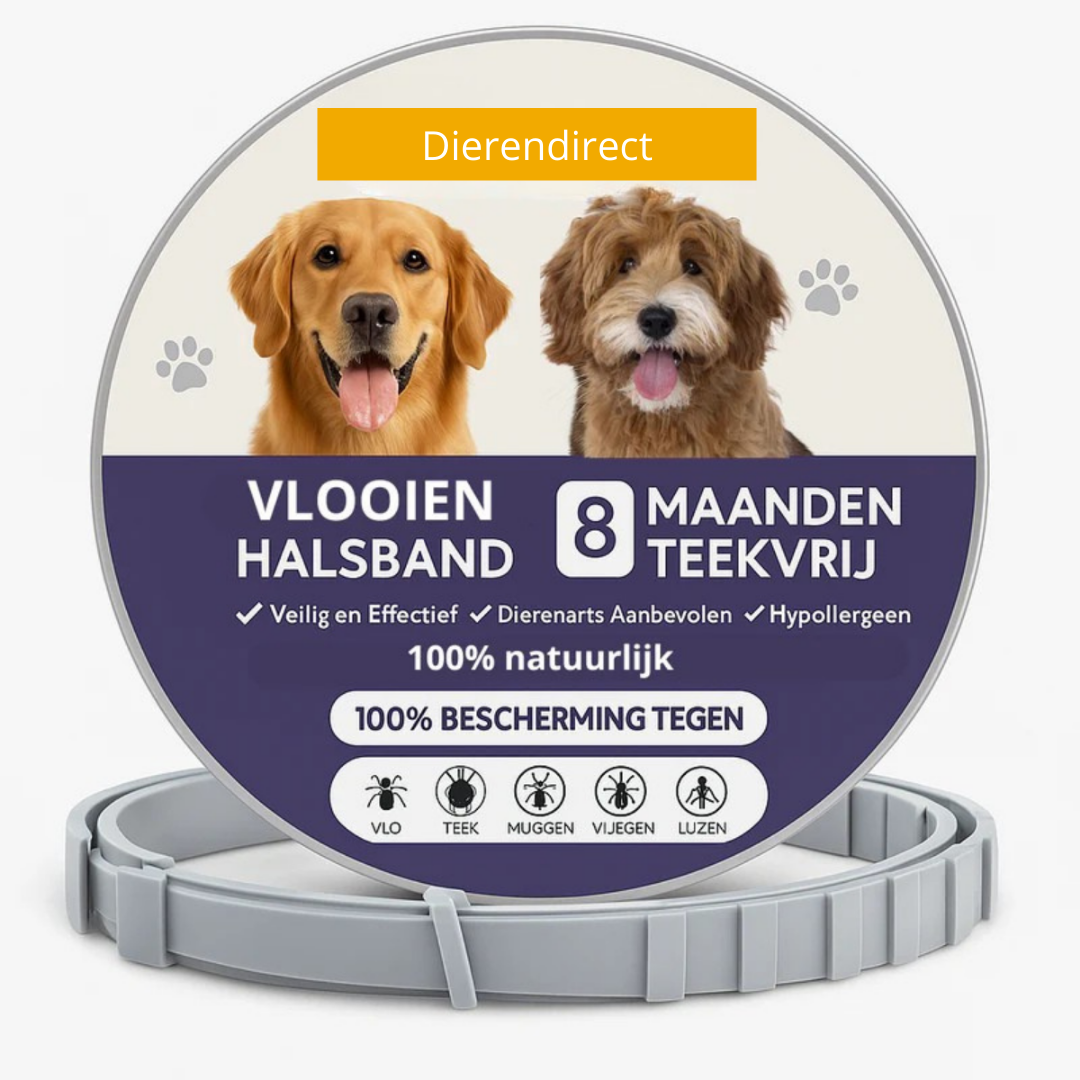 Vlooienhalsband™ Nooit meer last van vlooien!