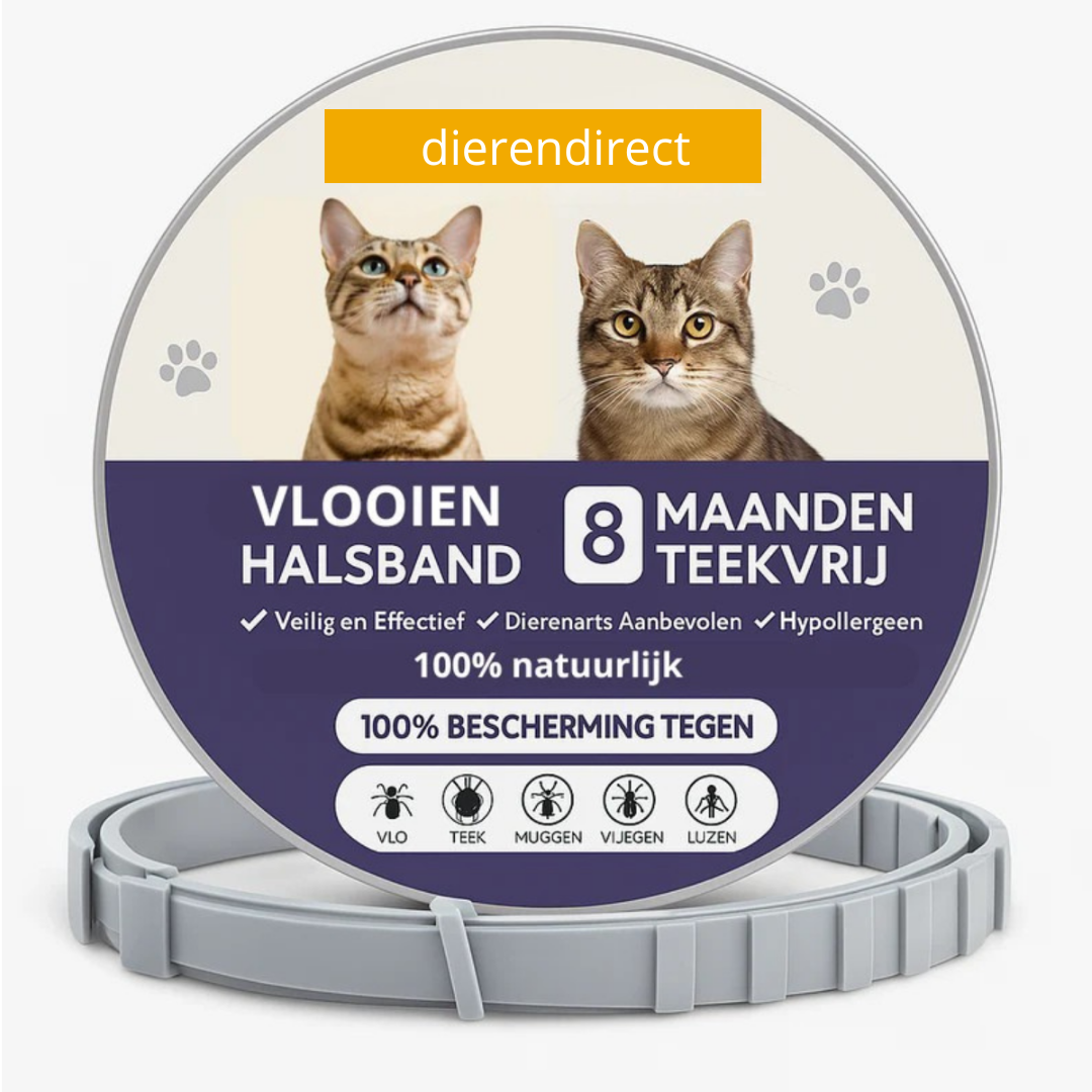Vlooienhalsband™ Nooit meer last van vlooien!