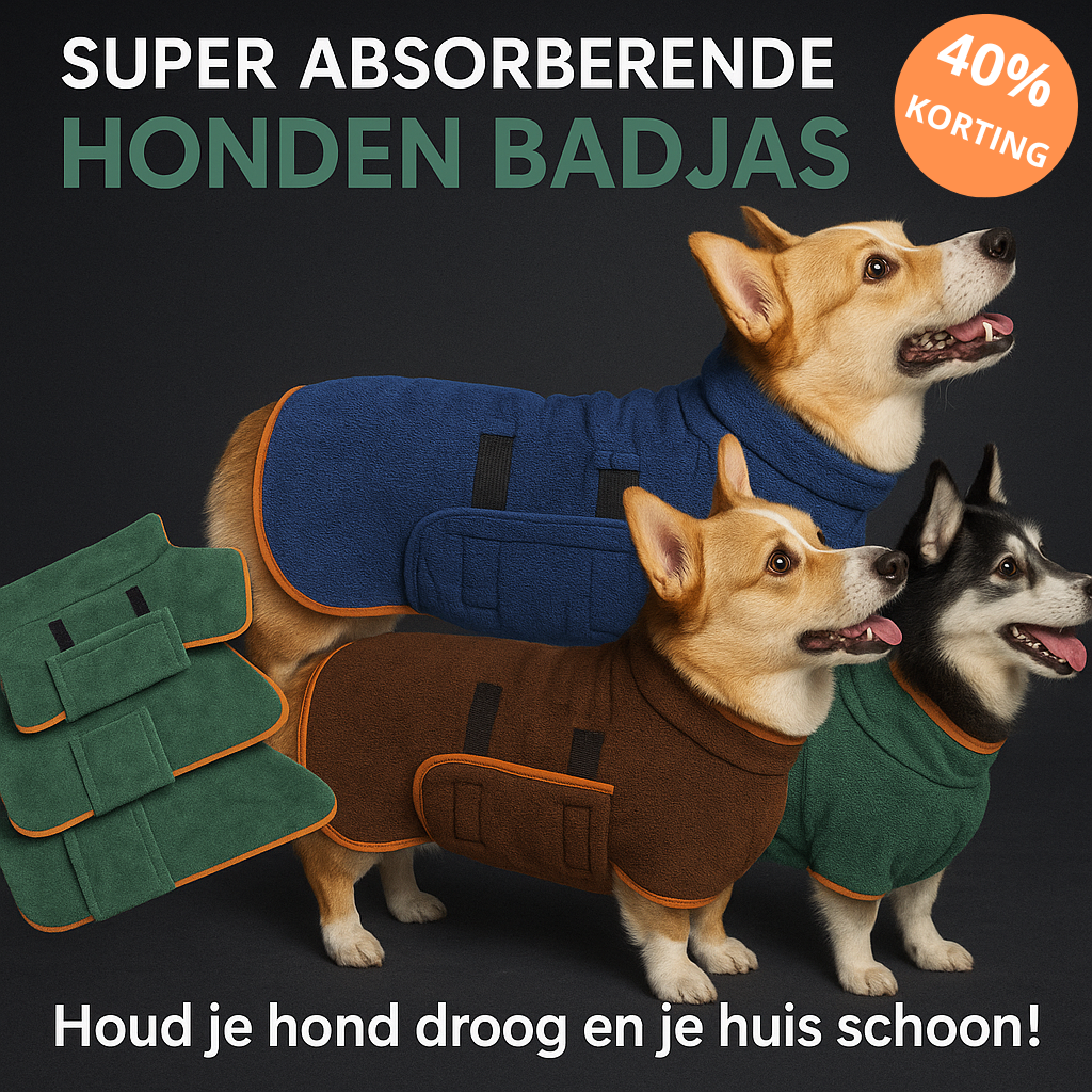 PawDry™ Houd je hond droog en je huis schoon!