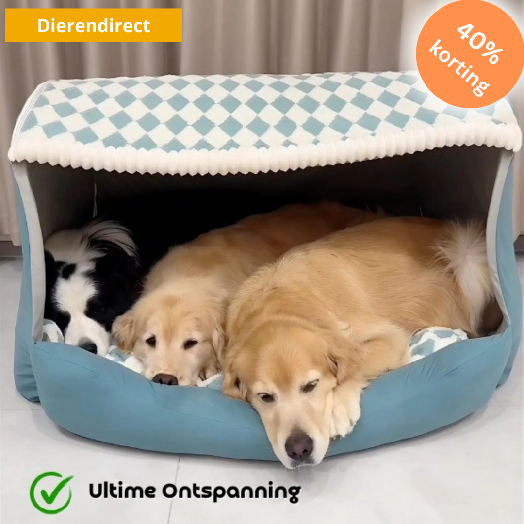 PawHaven™ | Ultiem Comfortbed voor Blije, Ontspannen Huisdieren