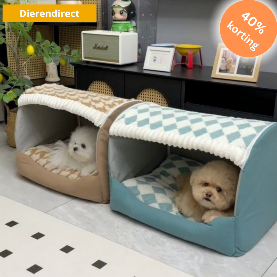 PawHaven™ | Ultiem Comfortbed voor Blije, Ontspannen Huisdieren