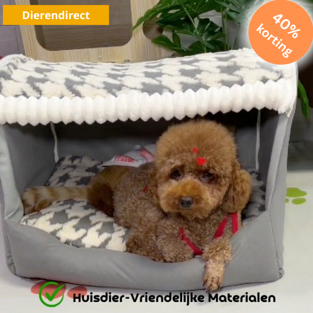 PawHaven™ | Ultiem Comfortbed voor Blije, Ontspannen Huisdieren