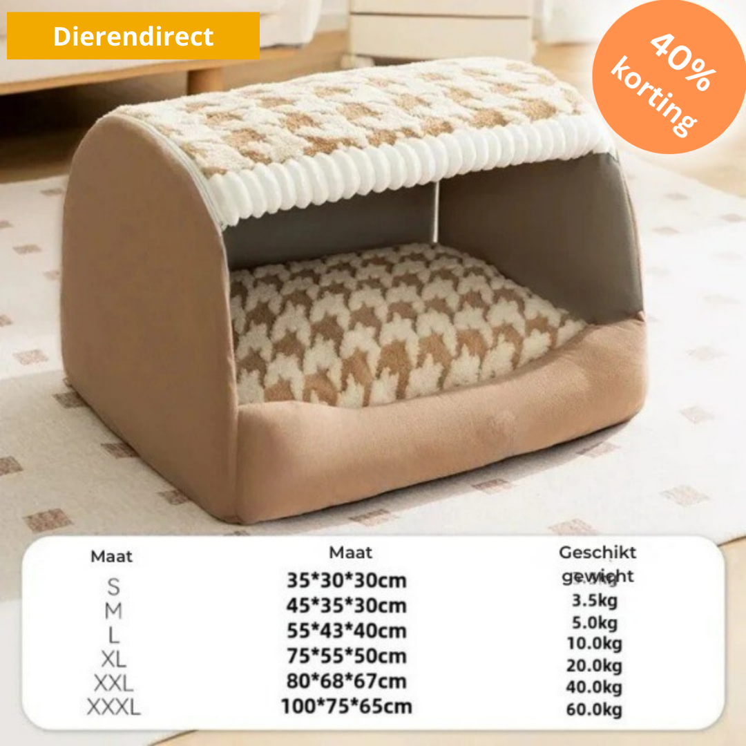 PawHaven™ | Ultiem Comfortbed voor Blije, Ontspannen Huisdieren