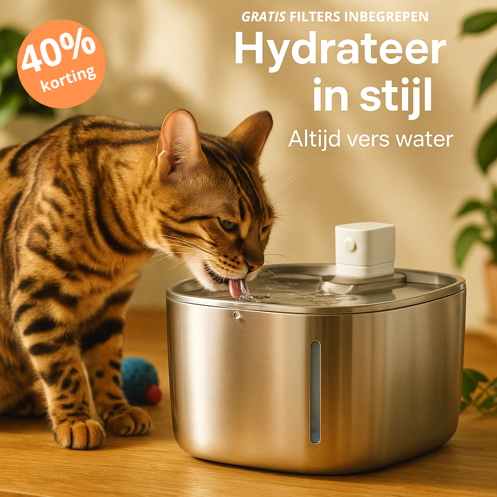 Poes & Plons™ | Drinkgemak, draadloos én fris!