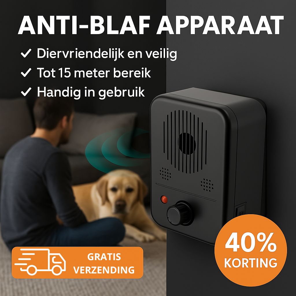 Blafstopper™ Nooit meer last van geblaf in huis!