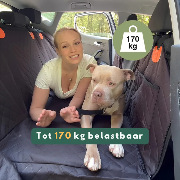 TravelPaw™ | Antislip auto-hondenmat met stevige onderkant voor betere grip