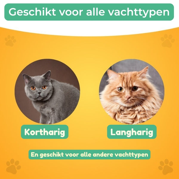 FurFix™ | Stressvrije kattenborstel voor een gezonde, klitvrije vacht