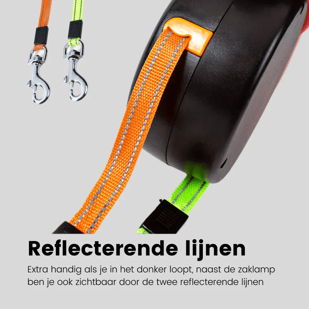 TwinWalk™ | Zeg vaarwel tegen in de knoop zittende hondenriemen!